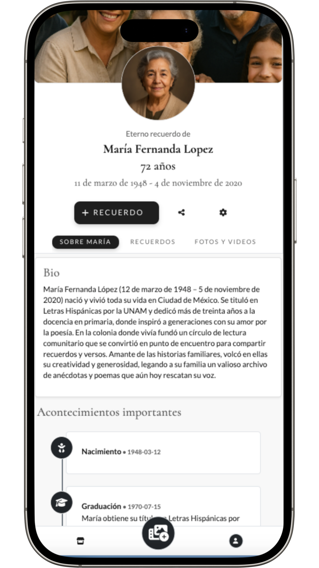 Medallón conmemorativo